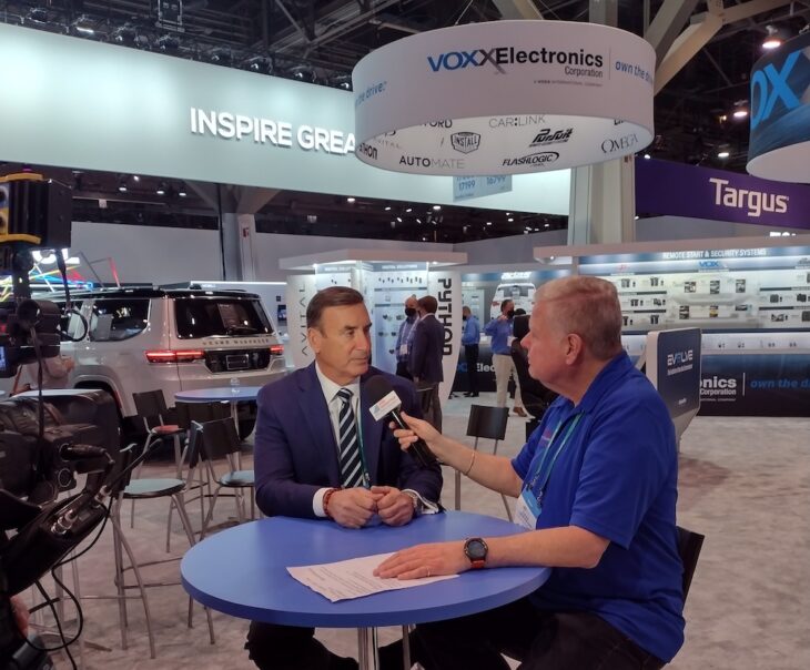 Dave interview Pat at CES 2022 Voxx